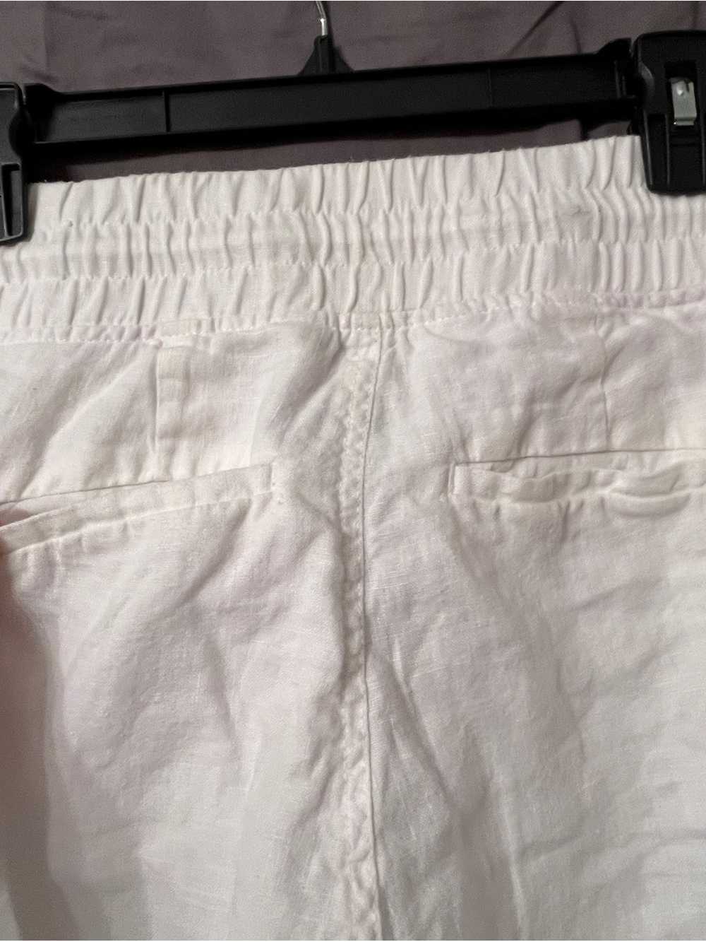 Athleta White Drawstring linen pants size 6 - Picture 9 of 11